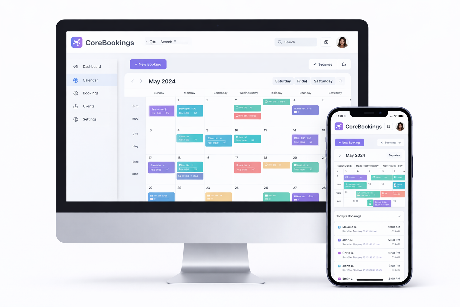 Busy Yoga studio owner juggling between managing a business, practicing and life