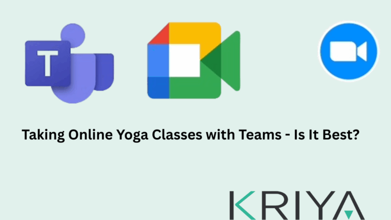 Taking Online Yoga Classes with Teams