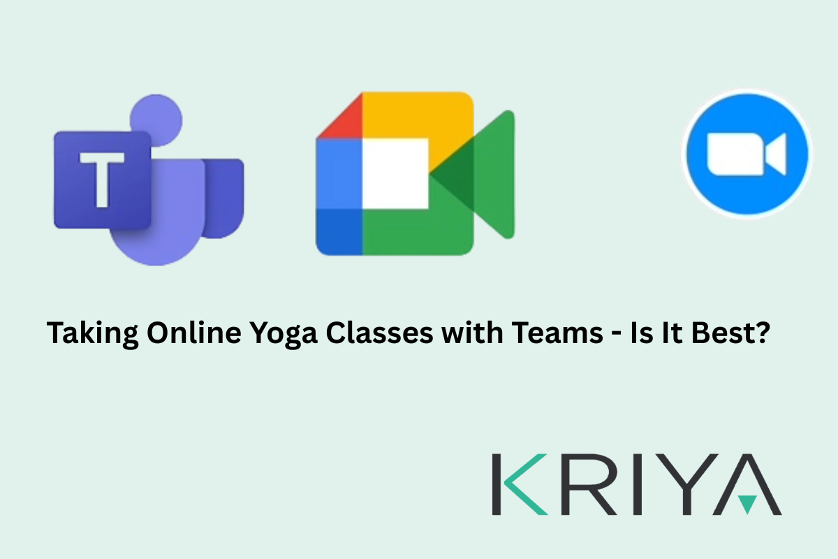 Taking Online Yoga Classes with Teams